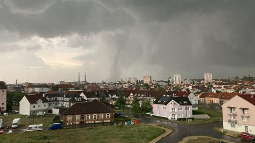 Tornádo v Česku. Fotografie z Hodnonínska 24. června 2021