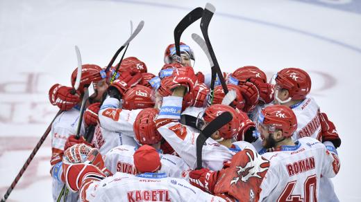 Hokejisté Třince se můžou radovat z vedení ve finálové sérii 1:0
