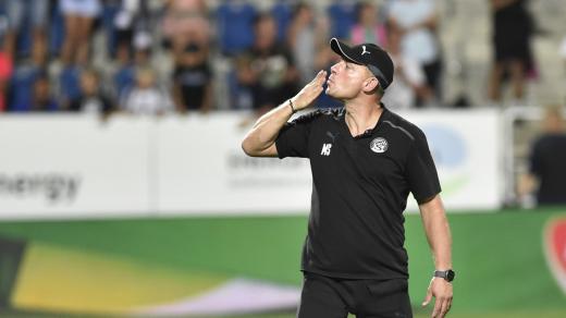 Trenér fotbalistů Slovácka Martin Svědík