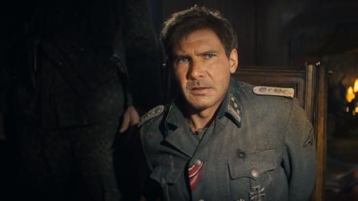 Omlazený Harrison Ford ve snímku Indiana Jones a nástroj osudu
