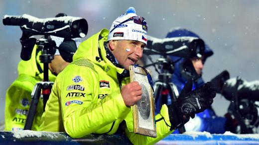 Trenér českých biatlonistů Egil Gjelland
