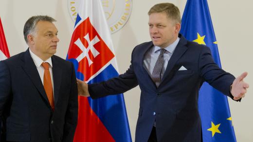 Viktor Orbán a Robert Fico v roce 2016