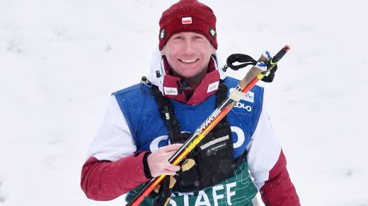 Lukáš Bauer trénuje polské běžce na lyžích