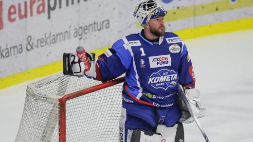 Marek Čiliak v dresu Komety Brno.