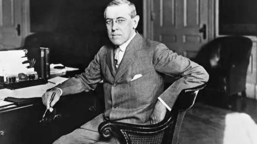 28 prezident USA Woodrow Wilson