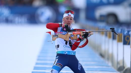 Biatlonistka Tereza Voborníková