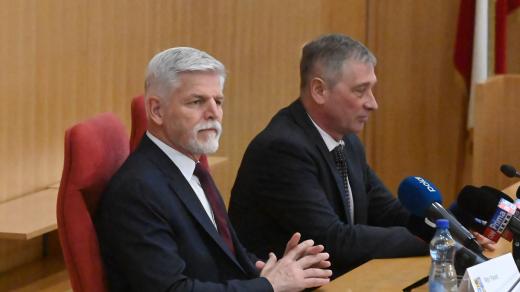 Petr Pavel se setkal s hejtmanem Ivem Vondrákem (dříve ANO)