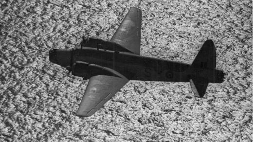 Bombardér z druhé světové války Vickers Wellington