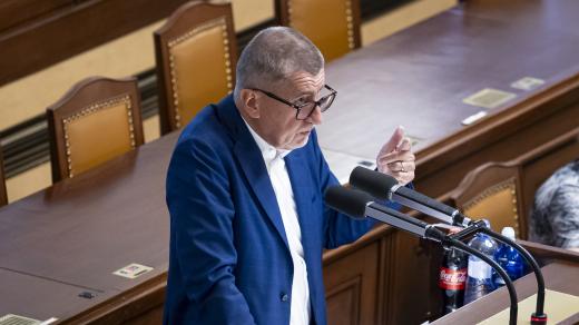 Andrej Babiš ve Sněmovně