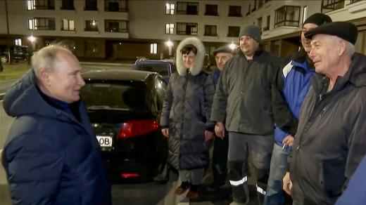Putin na návštěvě Mariupolu
