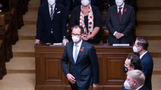 Jan Farský. První jednání v Poslanecké sněmovně.