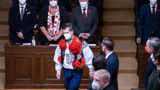 První jednání v Poslanecké sněmovně. Jiří Horák.