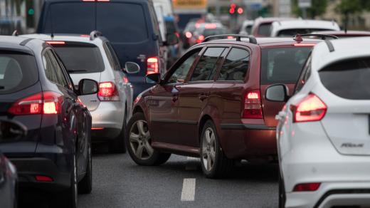 dopravní zácpa, ilustrační foto