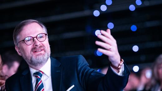 Petr Fiala na sjezdu ODS.