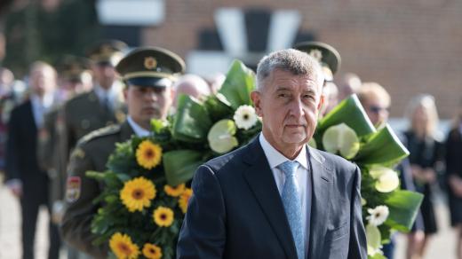 Andrej Babiš na vzpomínkové akci