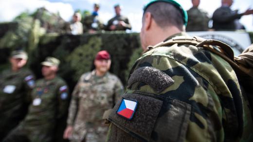 Čeští vojáci se účastní cvičení Slovenský štít 2020 ve výcvikovém prostoru Lešť