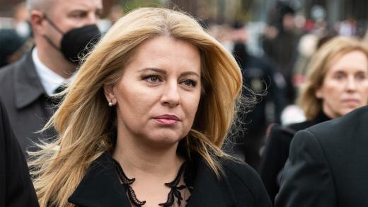 Pohřeb Mekyho Žbirky. Zuzana Čaputová