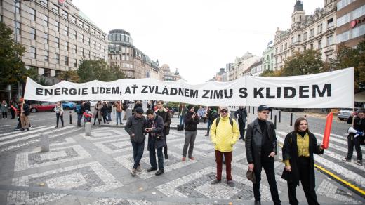 Demonstrace odborářů