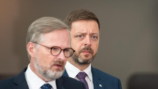 Tisková konference vládní koalice