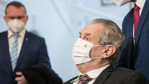 Prezident Miloš Zeman v Poslanecké sněmovně ČR.
