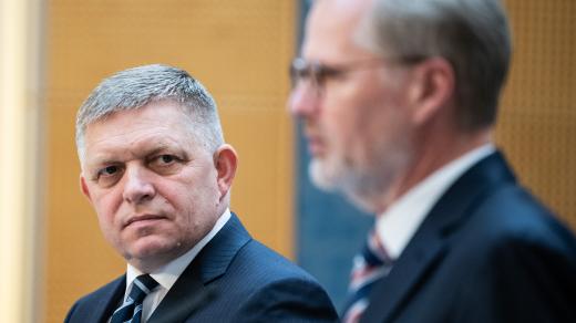 Robert Fico a Petr Fiala
