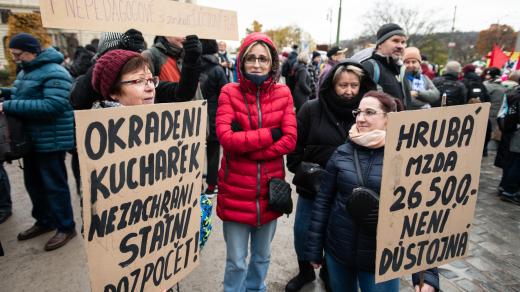 Protestní stávka odborů