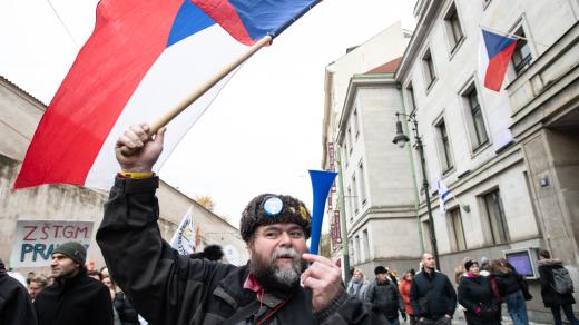 Protestní stávka odborů proti krokům vlády