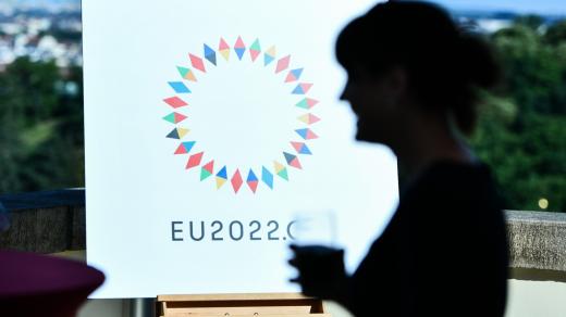 Logo českého předsednictví v Radě EU 2022