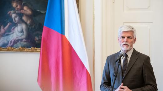 Petr Pavel na zámku v Lánech
