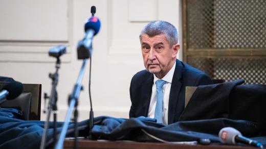 Andrej Babiš u soudu v kauze Čapí hnízdo