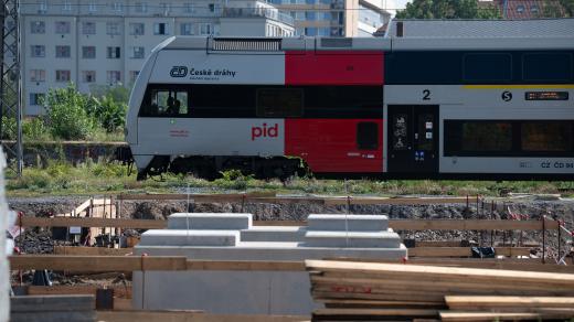 Prohlídka postupu stavebních prací na modernizovaném úseku Praha-Bubny – Praha-Výstaviště