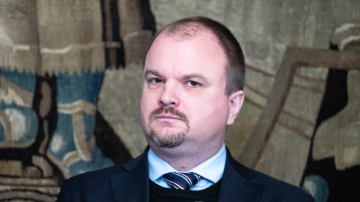 Martin Mesršmíd na tiskové konferenci k eObčance