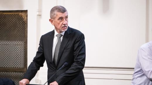 Andrej Babiš u soudu 14.2.2024