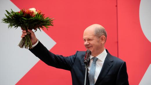 Žhavý kandidát na německého kancléře Olaf Scholz