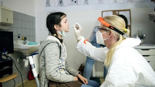 Antigenní testování žáků základní školy