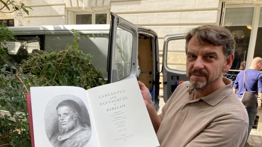 Ředitel knihovny Tomáš Kubíček a vydání Gargantua a Pantagruel