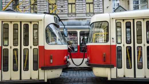 tramvajová doprava v Praze