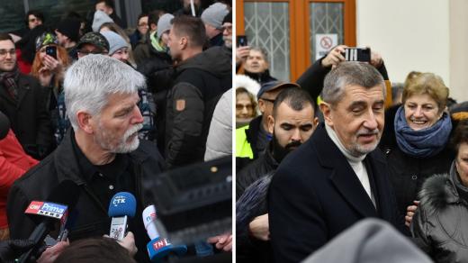 Pavel v Ostravě, Babiš v Liberci