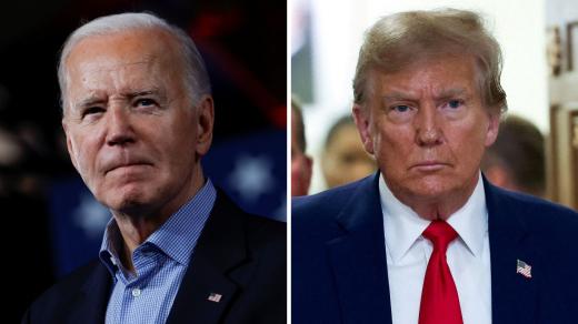 Joe Biden a Donald Trump
