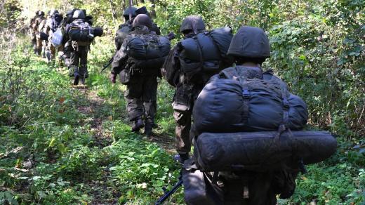Příslušníci ruské soukromé armády zvané Wagnerova skupina