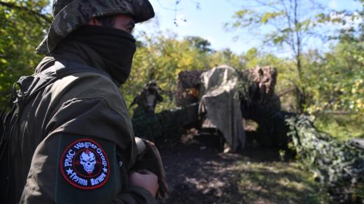 Příslušníci ruské soukromé armády zvané Wagnerova skupina