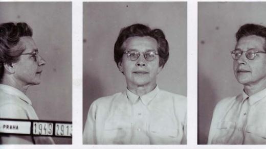 Vazební fotografie Milady Horákové