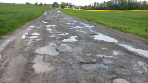 Nejhorší silnice v Česku je letos na Opavsku, rozhodli o tom řidiči v anketě projektu Výmoly.cz. 