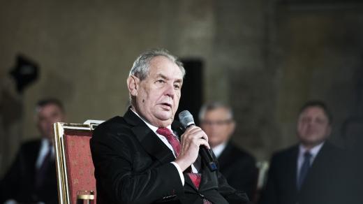 ‚Rád bych s úctou a obdivem vzpomenul Václava Havla,‘ řekl prezident Miloš Zeman  mimo jiné v projevu.