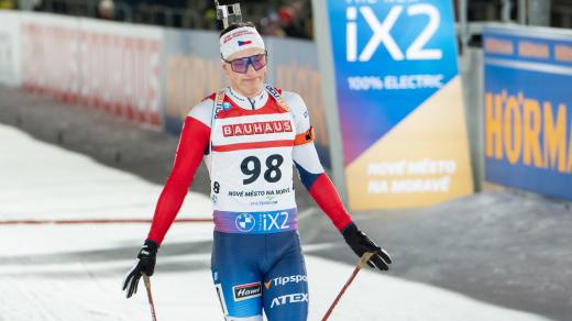 Český biatlonista Jakub Štvrtecký