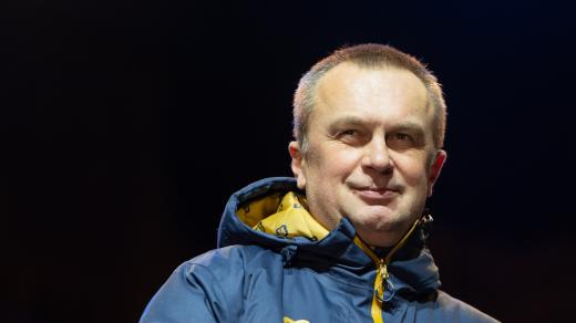 Šéf Českého biatlonu Jiří Hamza na zahajovacím ceremoniálu mistrovství světa