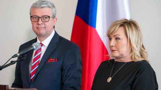 Alena Schillerová a Karel Havlíček (oba hnutí ANO)