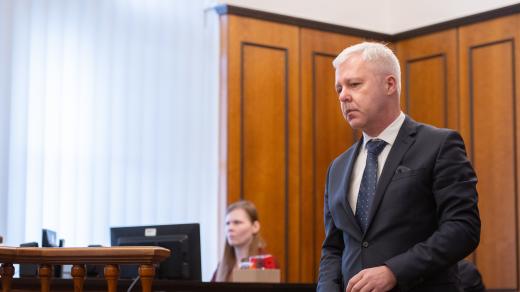 Jan Krkoška u soudu